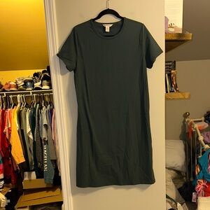 Athleta Large Tall teal Tshirt dress